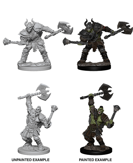 Pathfinder: Deep Cuts - Half-Orc Male Barbarian -