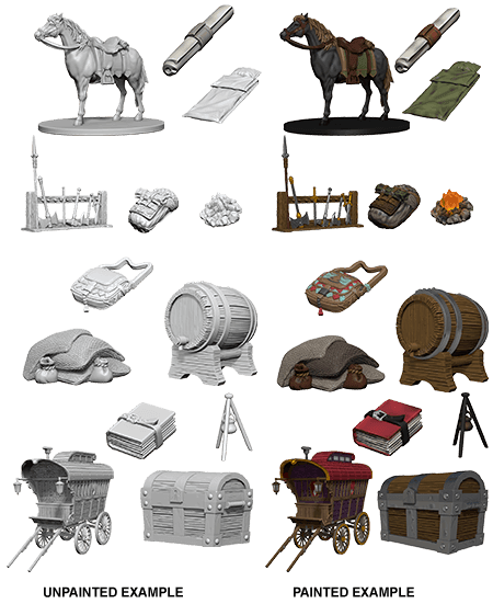 D&D: Nolzur's Marvelous Miniatures - Adventurer's Campsite -