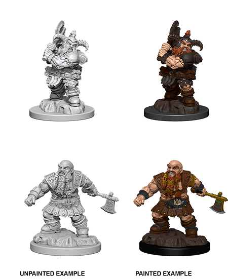 D&D: Nolzur's Marvelous Miniatures - Dwarf Male Barbarian -