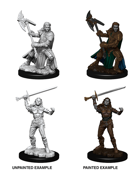 D&D: Nolzur's Marvelous Miniatures - Half-Orc Female Fighter -