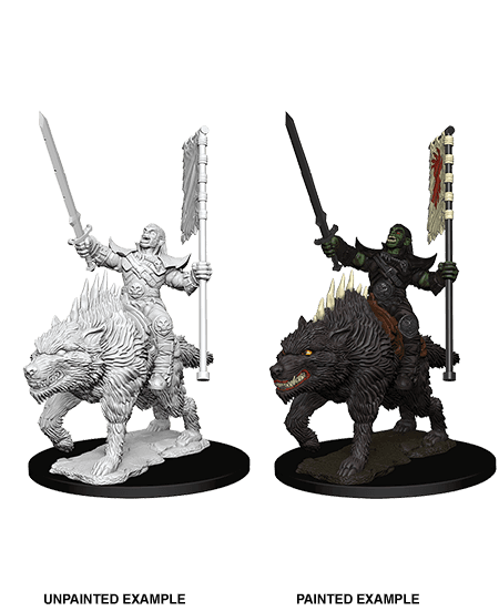 Pathfinder: Deep Cuts - Orc on Dire Wolf -