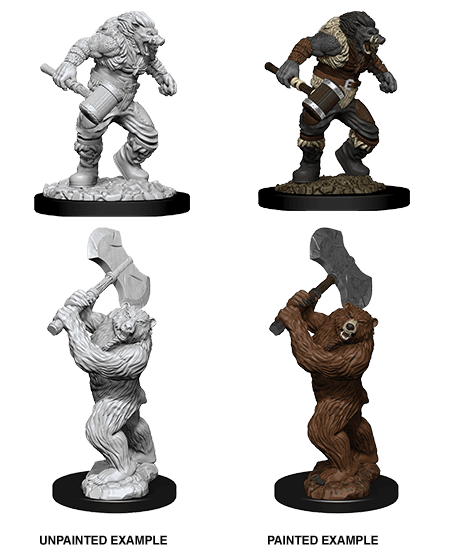 D&D: Nolzur's Marvelous Miniatures - Wereboar & Werebear -