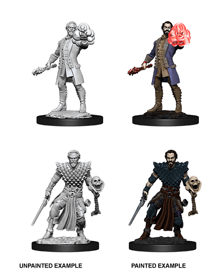 D&D: Nolzur's Marvelous Miniatures - Human Male Warlock -