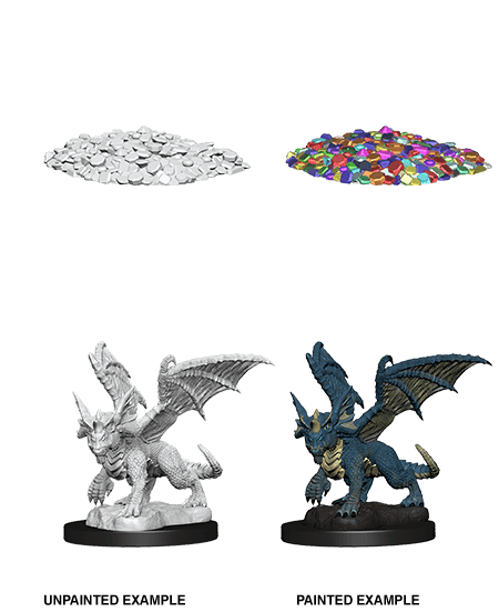 D&D: Nolzur's Marvelous Miniatures - Blue Dragon Wyrmling -