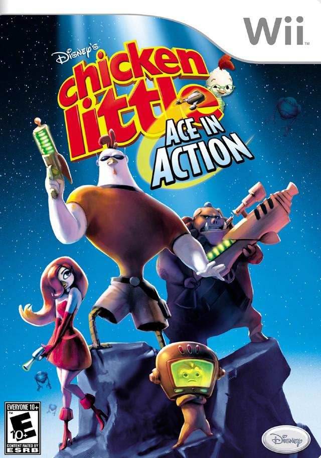 Chicken Little Ace In Action (Wii) - Game Manual Only