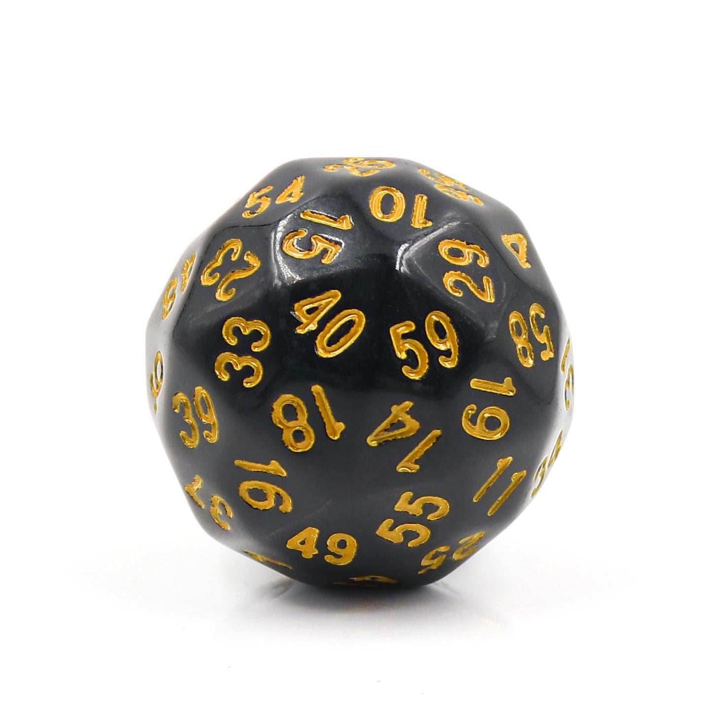 D60-Black Opaque w/Yellow Numbers -