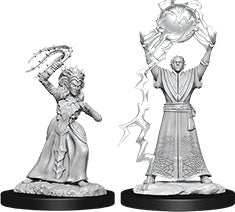D&D: Nolzur's Marvelous Miniatures - Drow Mage & Drow Priestess -