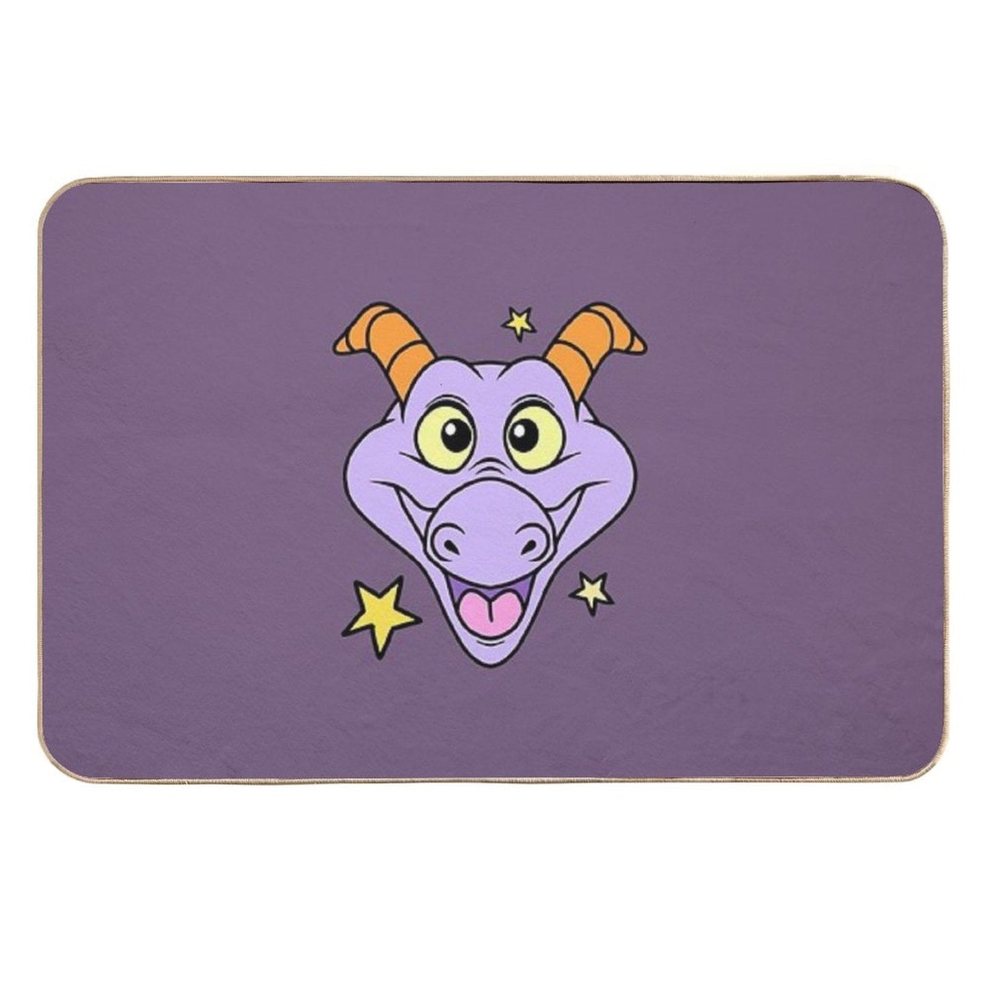 Figment with Stars Odorless Bath Mat
