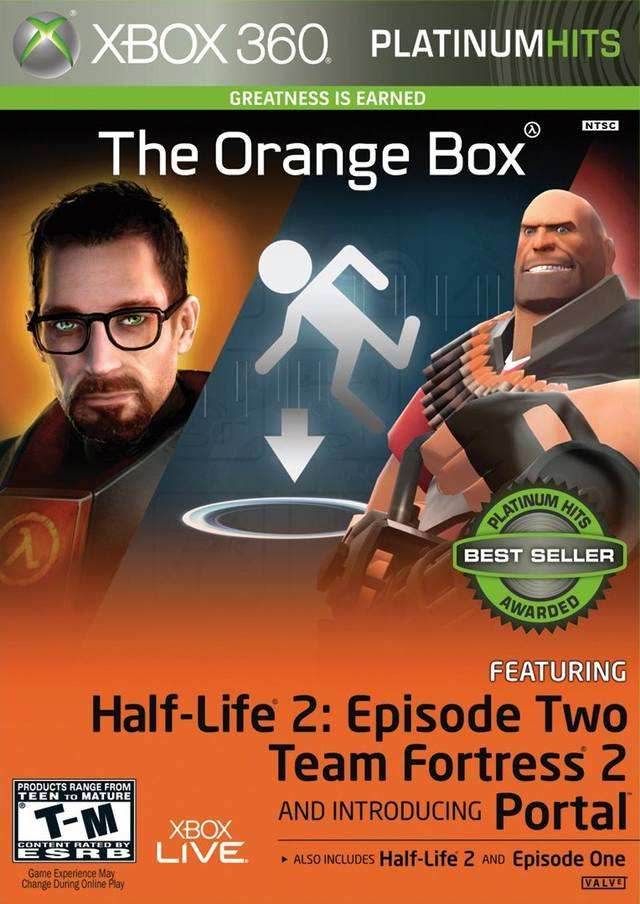 The Orange Box (Platinum Hits) (Xbox 360) - Game Manual Only