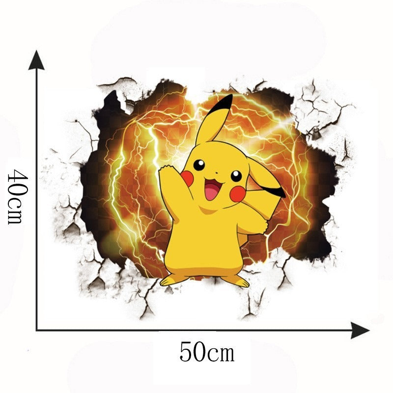 Self-adhesive 3D Pikachu PVC sticker