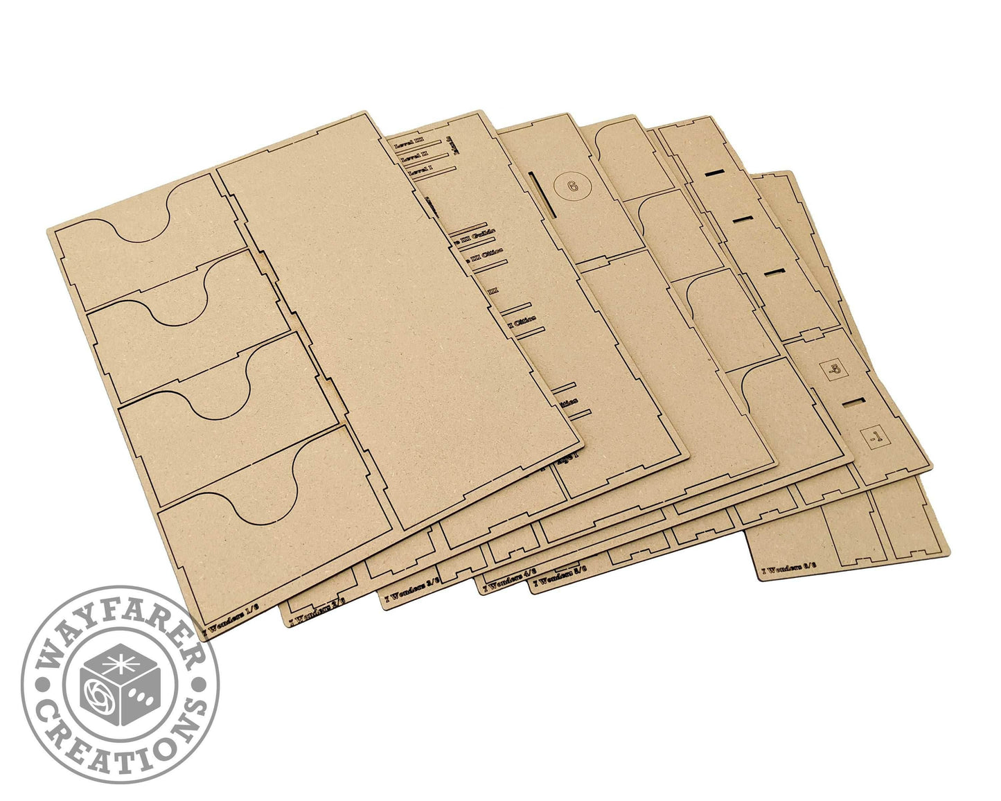 7 Wonders 2nd Edition Board Game Organizer Insert -