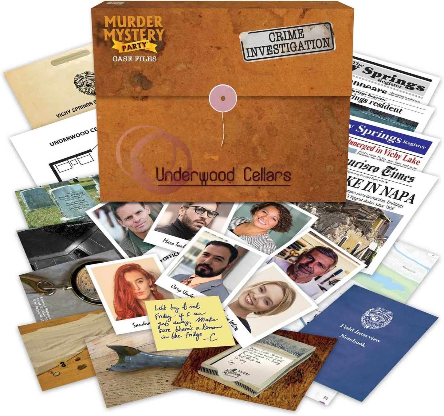 Murder Mystery Party: Case Files - Underwood Cellar -