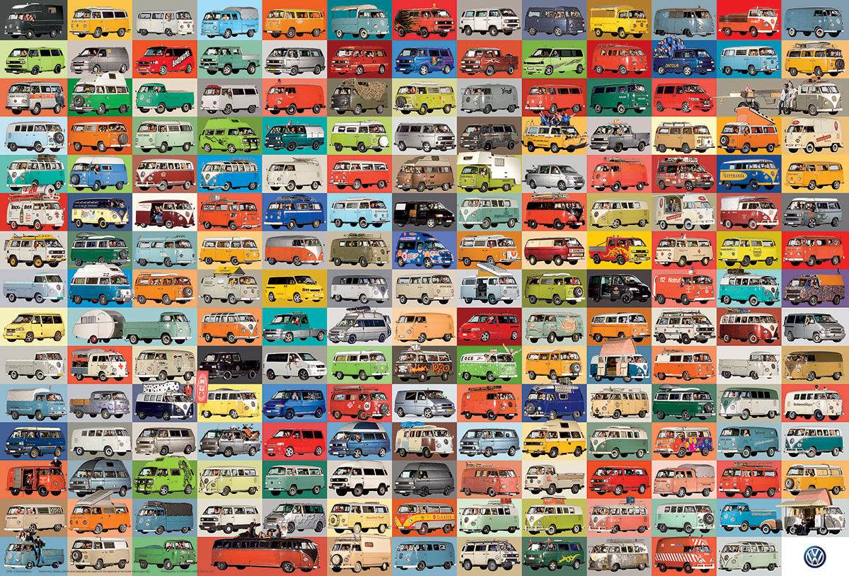 Puzzle: The BIG Puzzle Collection - The VW Groovy Bus -