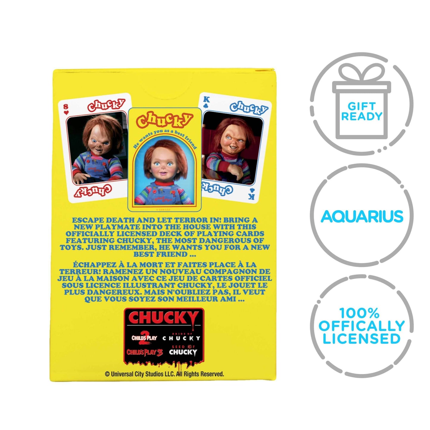Aquarius Playing Cards: Chucky -