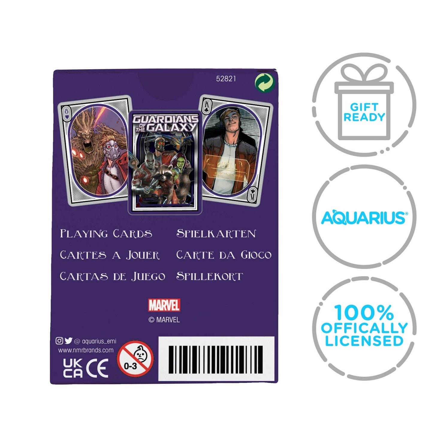 Aquarius Playing Cards: Marvel - Guardians of the Galaxy -