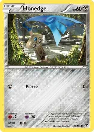 Honedge 083/146 - XY Base Set Reverse Holofoil