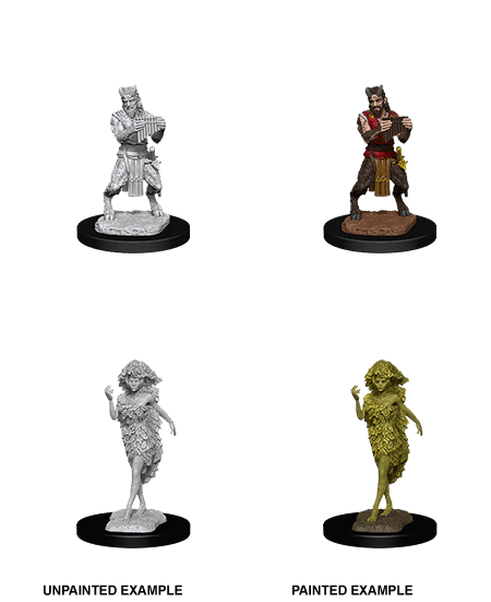 D&D: Nolzur's Marvelous Miniatures - Satyr & Dryad -