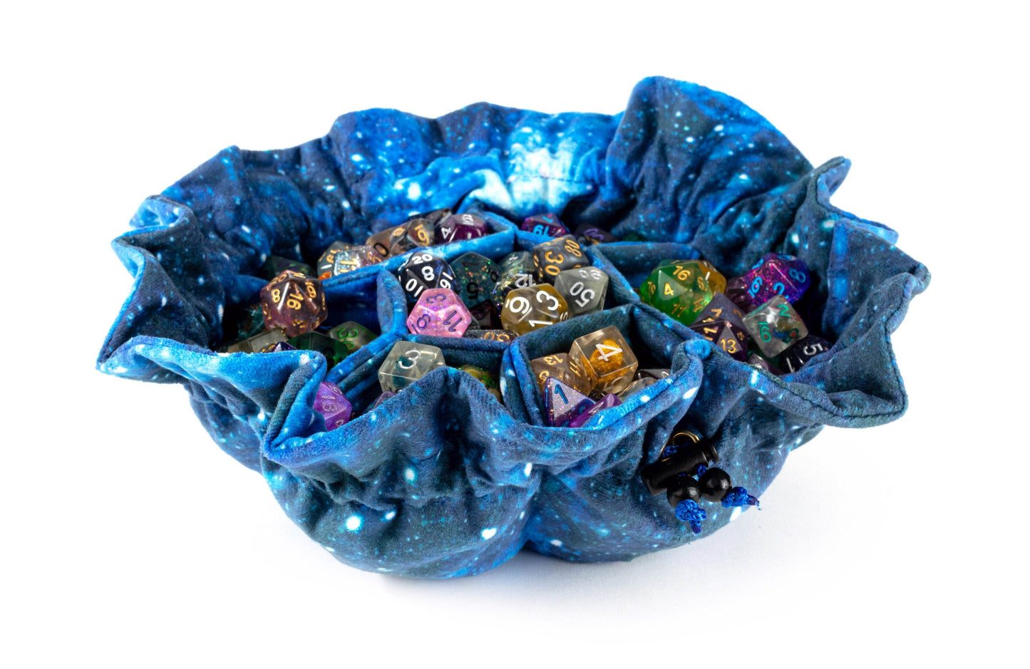 MDG Dice Bag with Pockets: Galaxy -