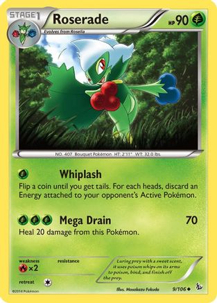 Roserade 009/106 - XY Flashfire