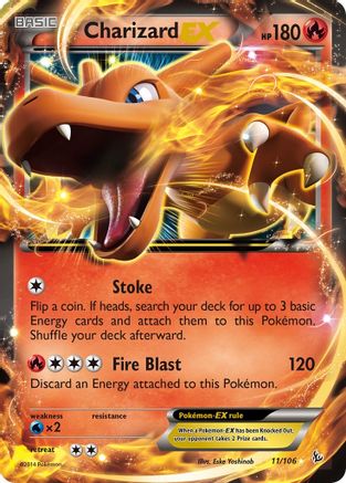 Charizard EX 011/106 - XY Flashfire Holofoil