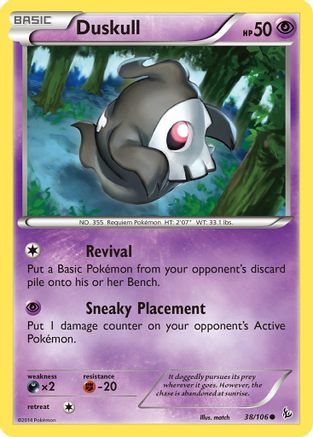 Duskull 038/106 - XY Flashfire Reverse Holofoil