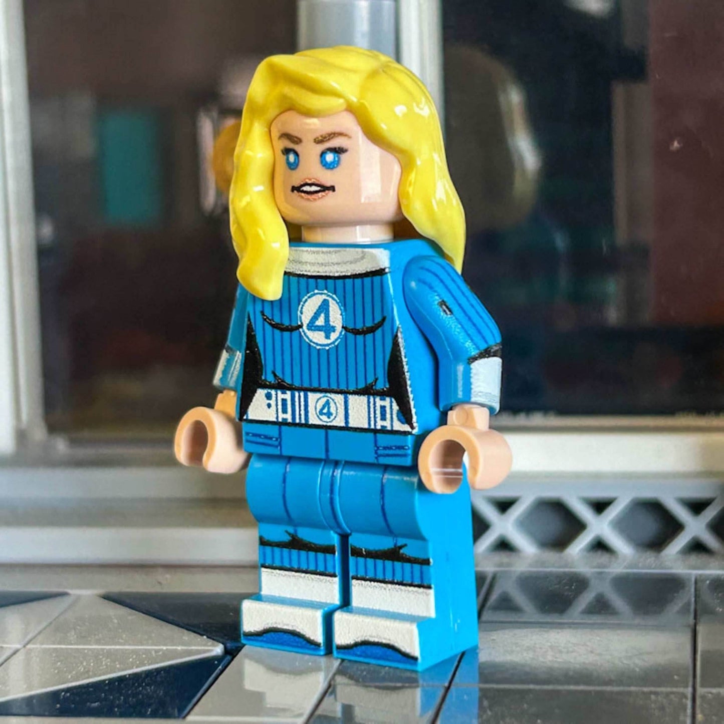 DISAPPEARING WOMAN (FanPlastic 4) made using LEGO parts - B3 Customs -