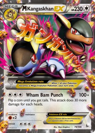 M Kangaskhan EX 079/106 - XY Flashfire Holofoil