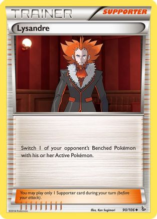 Lysandre 090/106 - XY Flashfire Reverse Holofoil