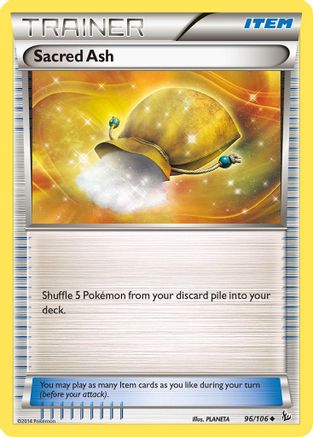 Sacred Ash 096/106 - XY Flashfire Reverse Holofoil