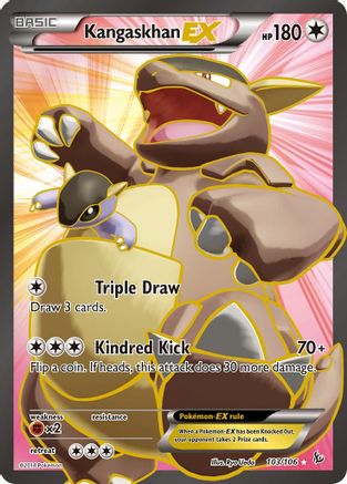 Kangaskhan EX (Full Art) 103/106 - XY Flashfire Holofoil
