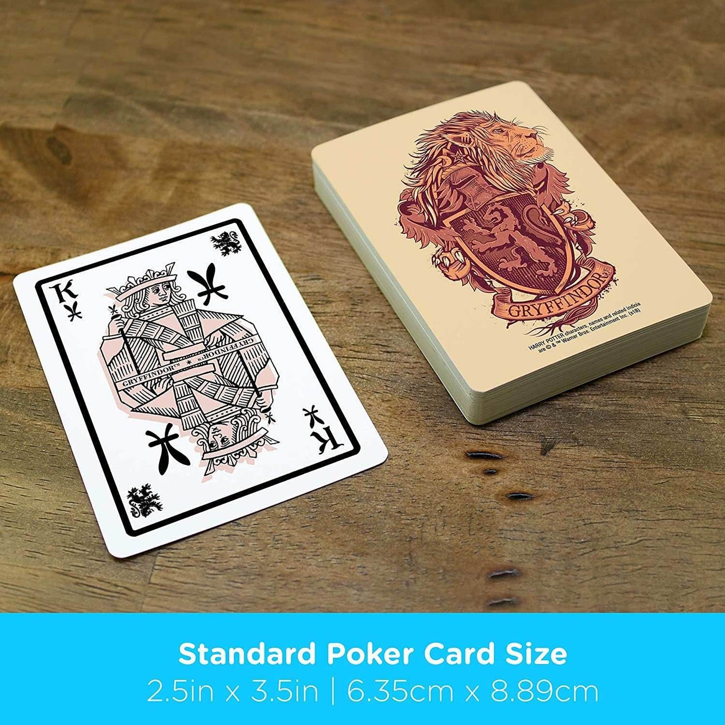 Aquarius Playing Cards: Harry Potter - Gryffindor -