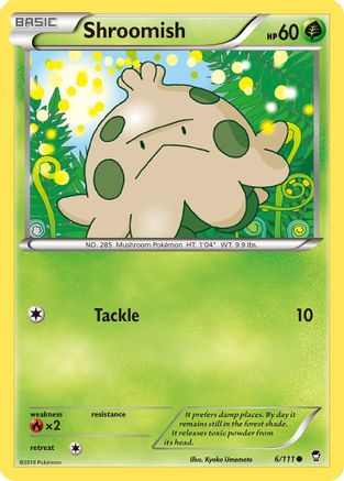 Shroomish 006/111 - XY Furious Fists Reverse Holofoil
