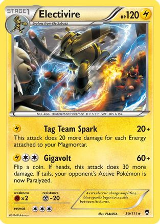 Electivire 030/111 - XY Furious Fists