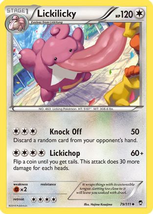 Lickilicky 079/111 - XY Furious Fists Reverse Holofoil