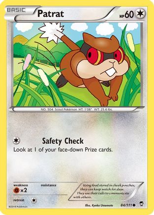 Patrat 084/111 - XY Furious Fists Reverse Holofoil