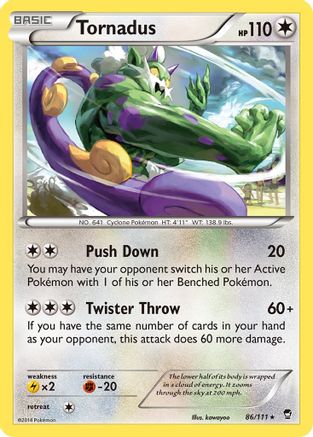 Tornadus 086/111 - XY Furious Fists Reverse Holofoil