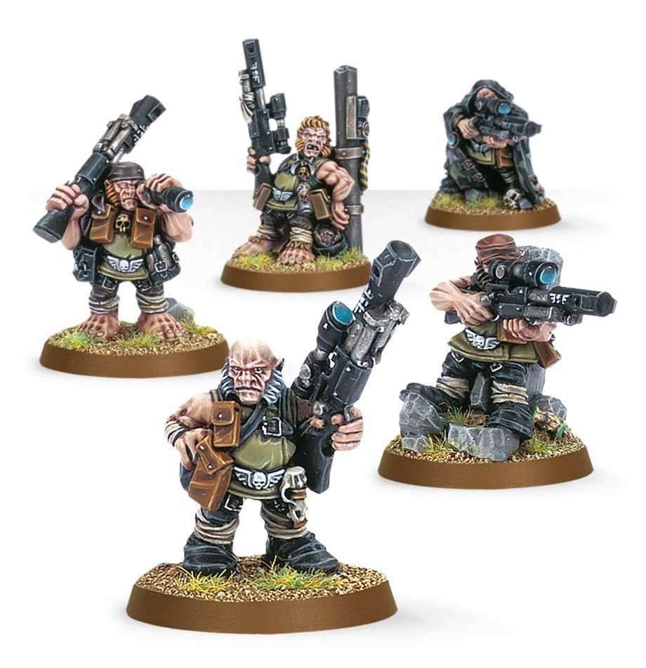 Warhammer 40K: Astra Militarum - Ratling Snipers -