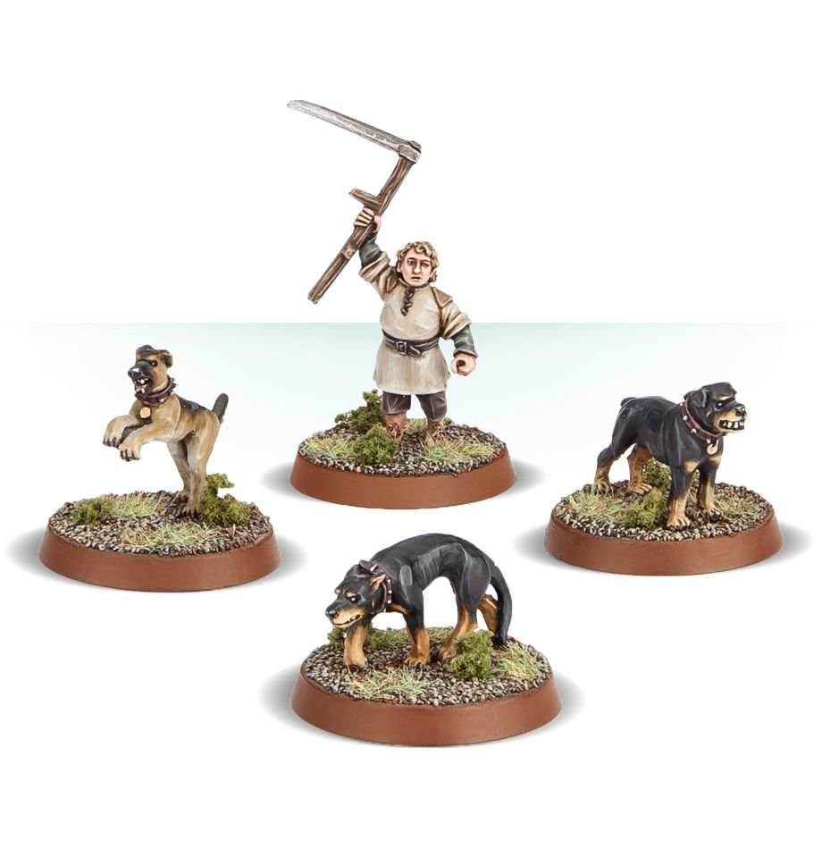 The Lord of the Rings - Farmer Maggot & Hounds -