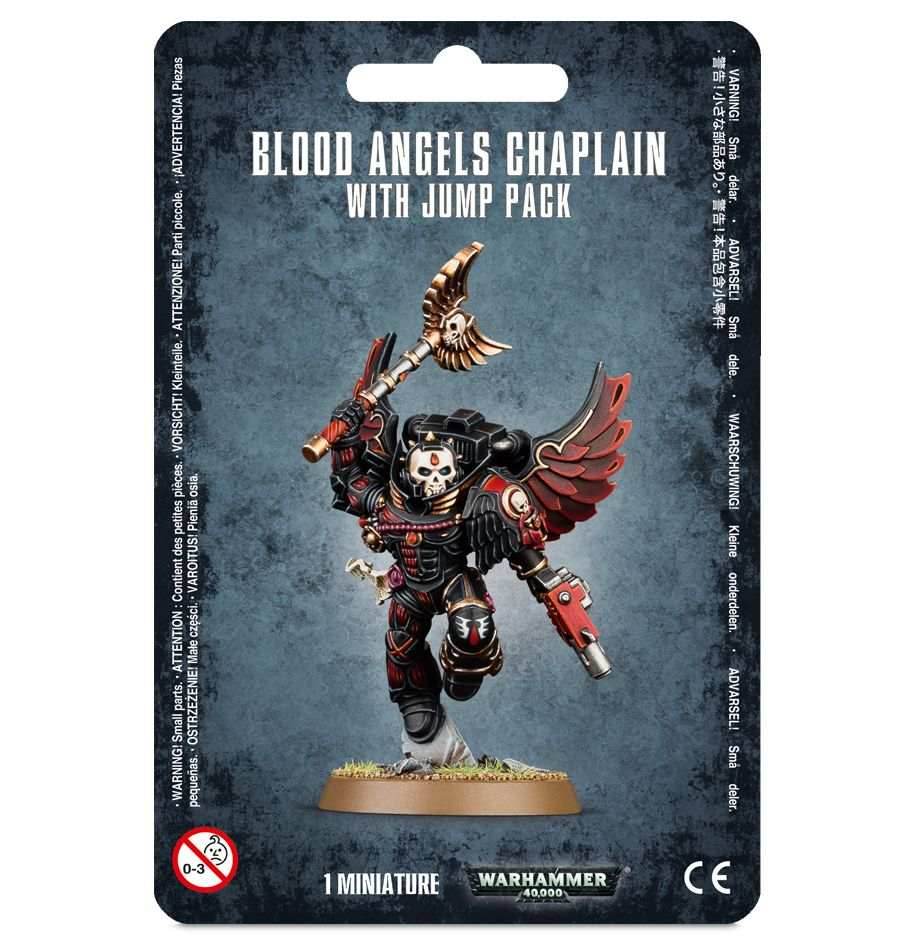 Warhammer 40K: Blood Angels - Chaplain With Jump Pack -