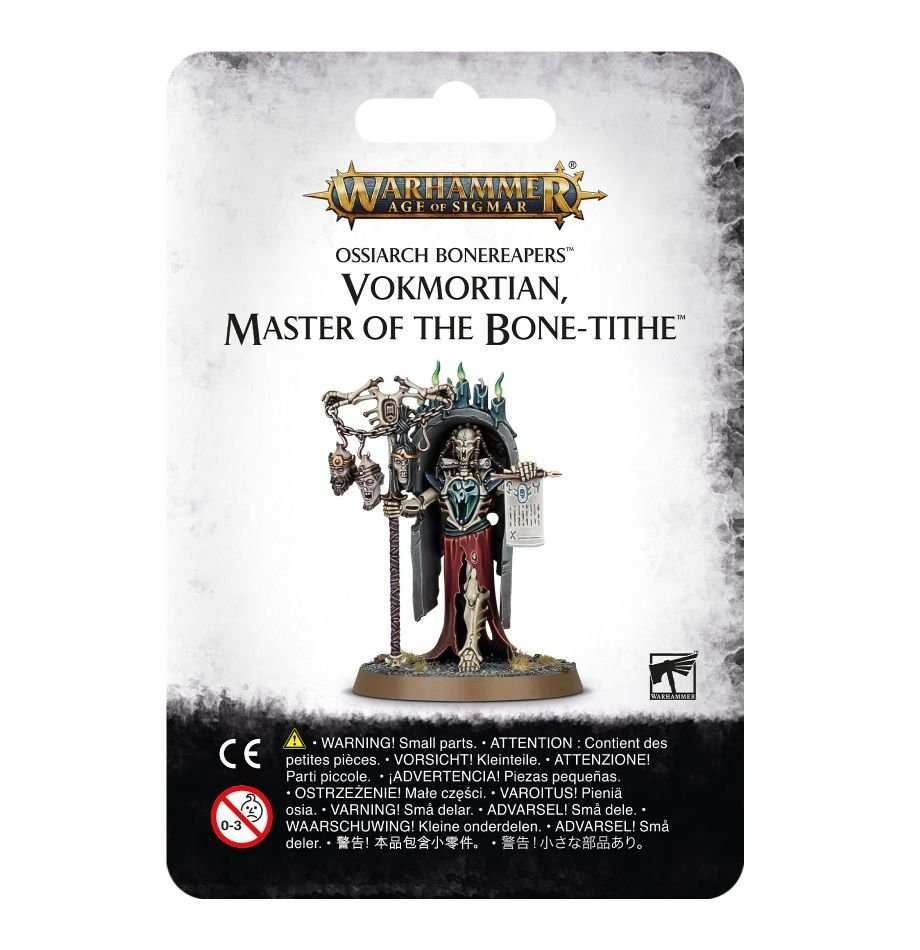 Warhammer: Ossiarch Bonereapers - Vokmortian, Master of the Bone-tithe -