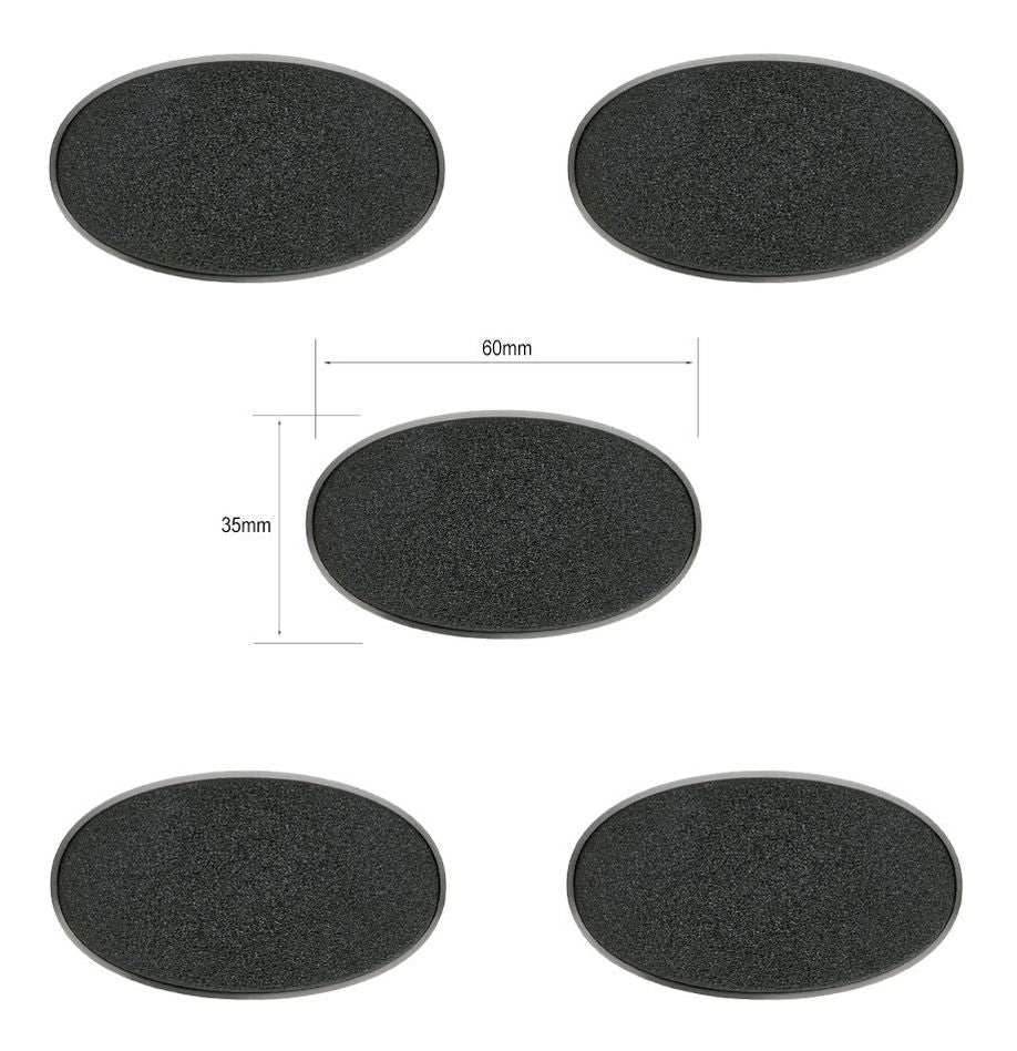 Citadel: 60x35mm Oval Bases (5) -