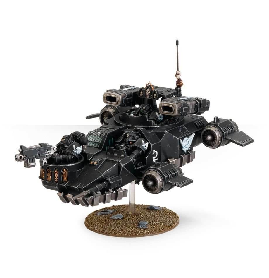 Warhammer 40K: Dark Angels - Land Speeder Vengeance/Ravenwing Darkshroud -