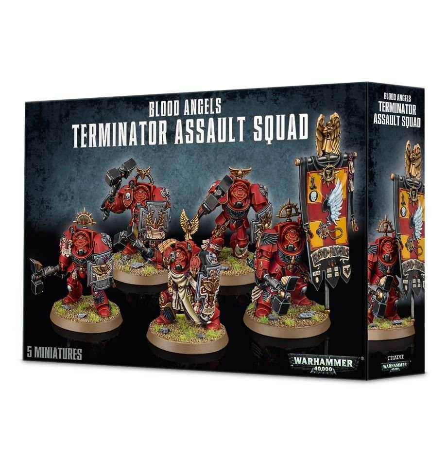 Warhammer 40K: Blood Angels - Terminator Assault Squad -