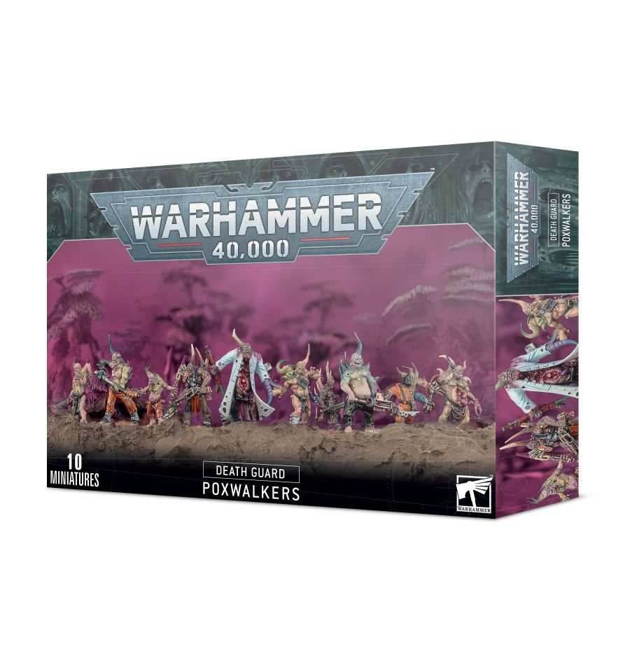 Warhammer 40K: Death Guard - Poxwalkers -