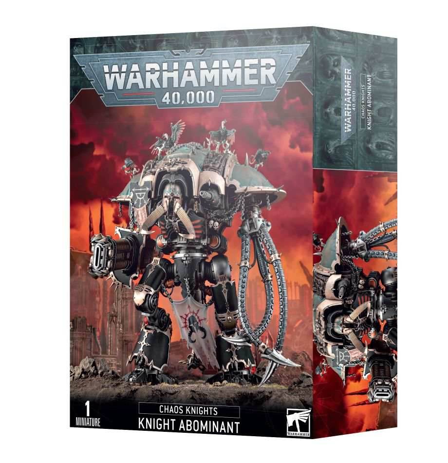 Warhammer 40K: Chaos Knights- Knight Abominant -
