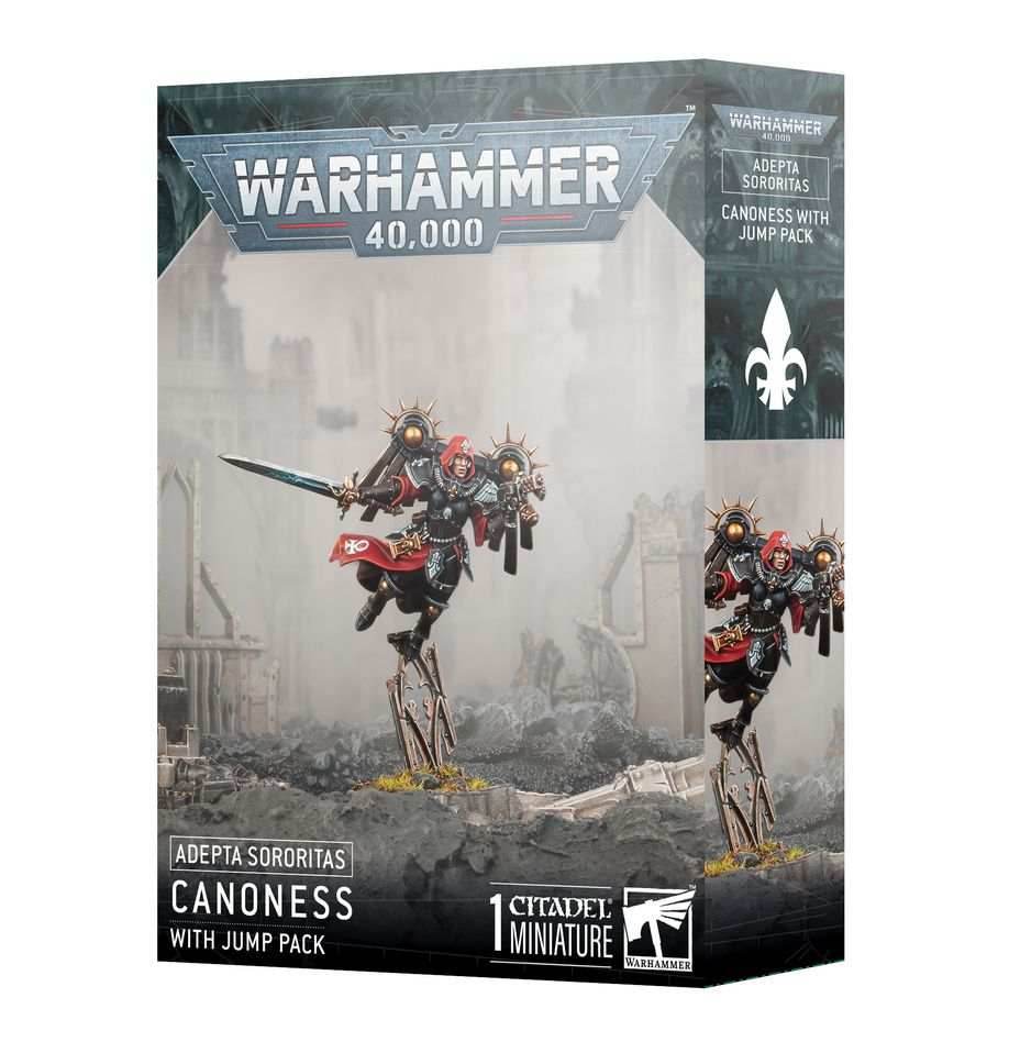 Warhammer 40K: Adepta Sororitas - Canoness with Jump Pack -