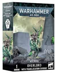 Warhammer 40K: Necron - Overlord with Translocation Shroud -