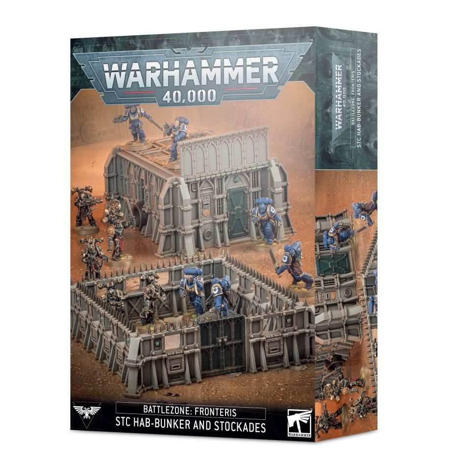 Warhammer 40K: Battlezone Fronteris – STC Hab-Bunker and Stockades -