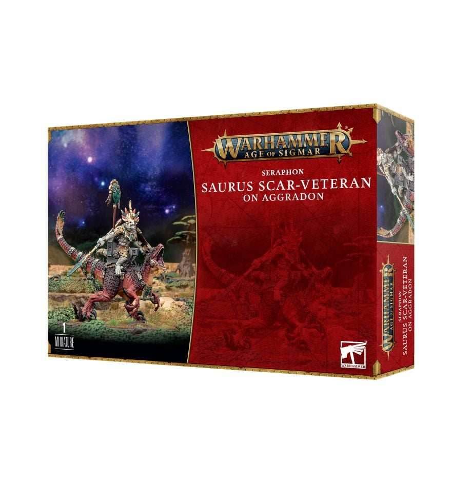 Warhammer: Seraphon - Saurus Scar-Veteran on Aggradon -