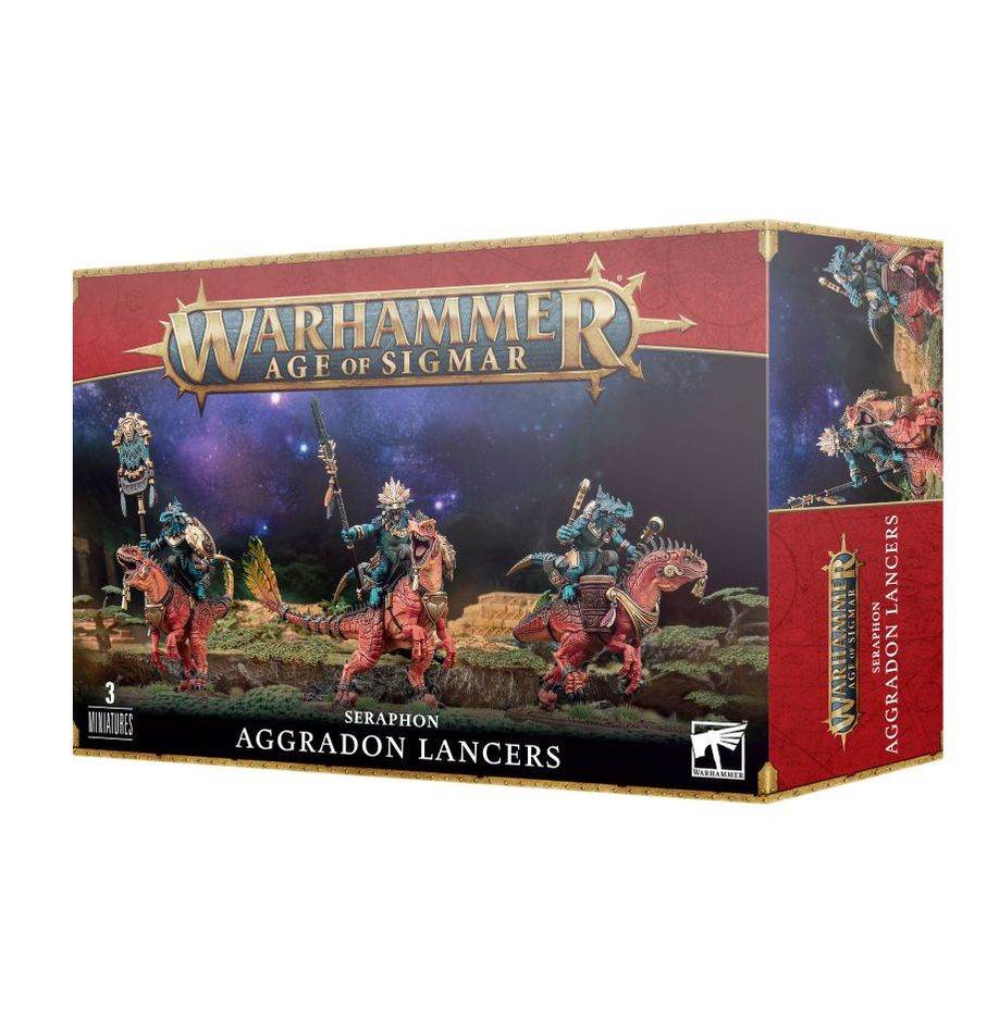 Age of Sigmar: Seraphon - Aggradon Lancers -